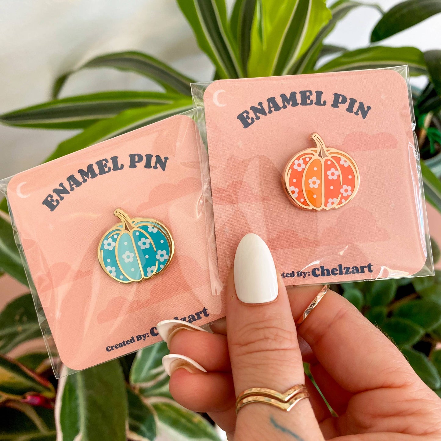 Pumpkin Enamel Pin | Pumpkin Accessories | Retro Gifts