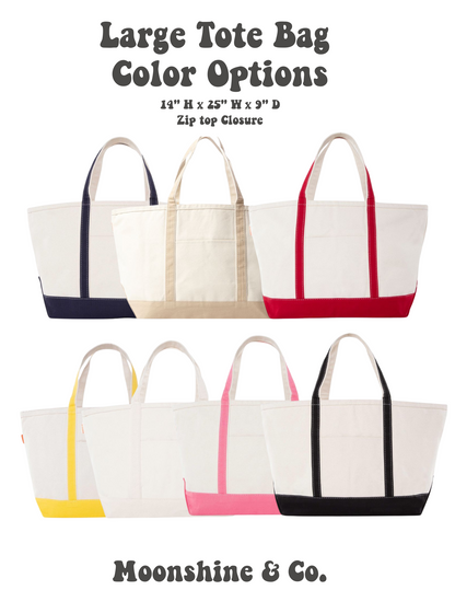 Custom Pet Portrait Canvas Tote