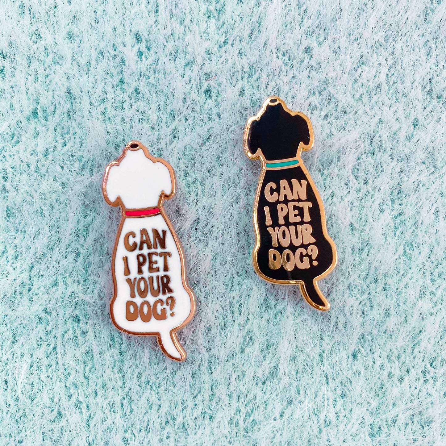 Dog Enamel Pin | Can I Pet Your Dog Pin | Dog Accessory