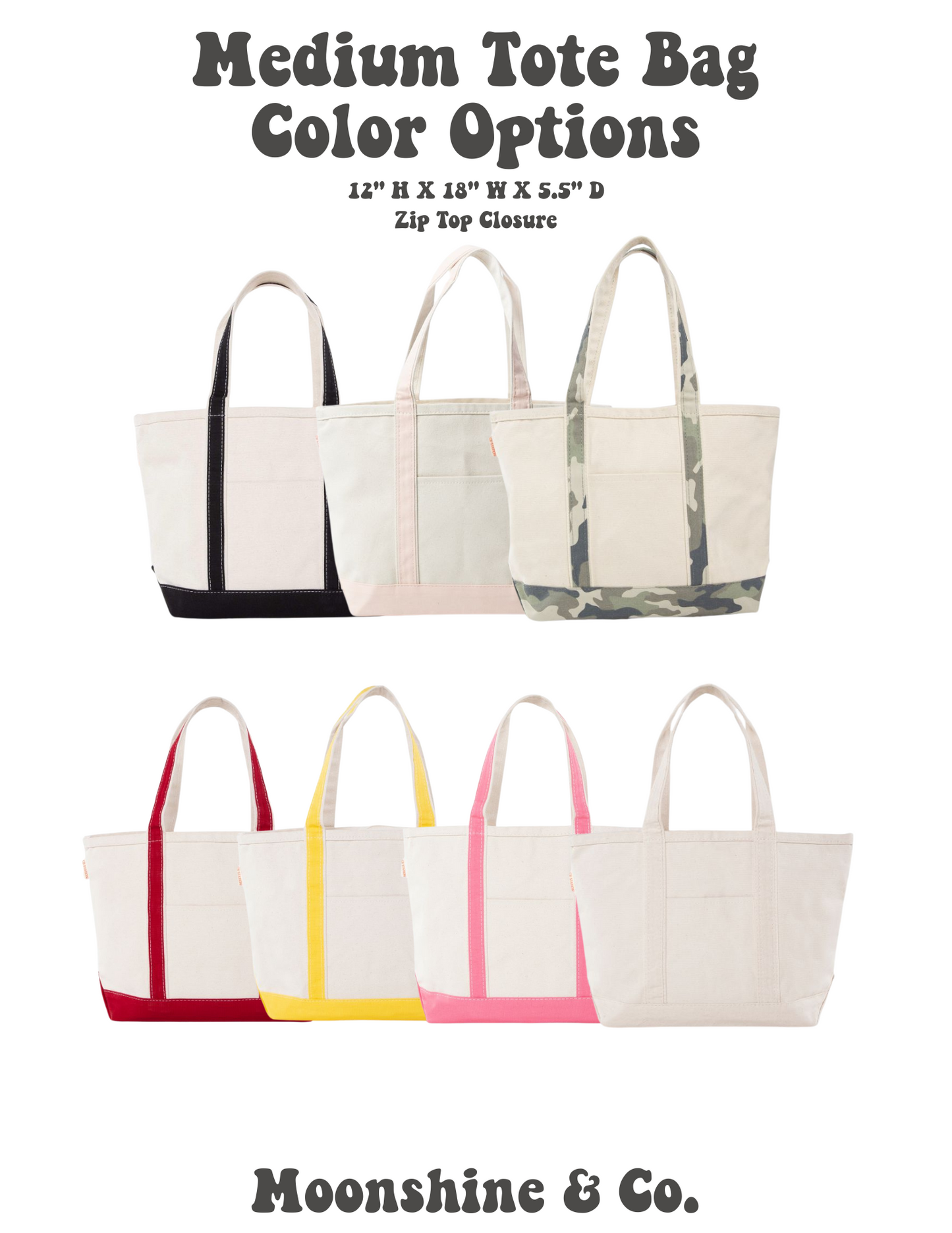 Custom Pet Portrait Canvas Tote