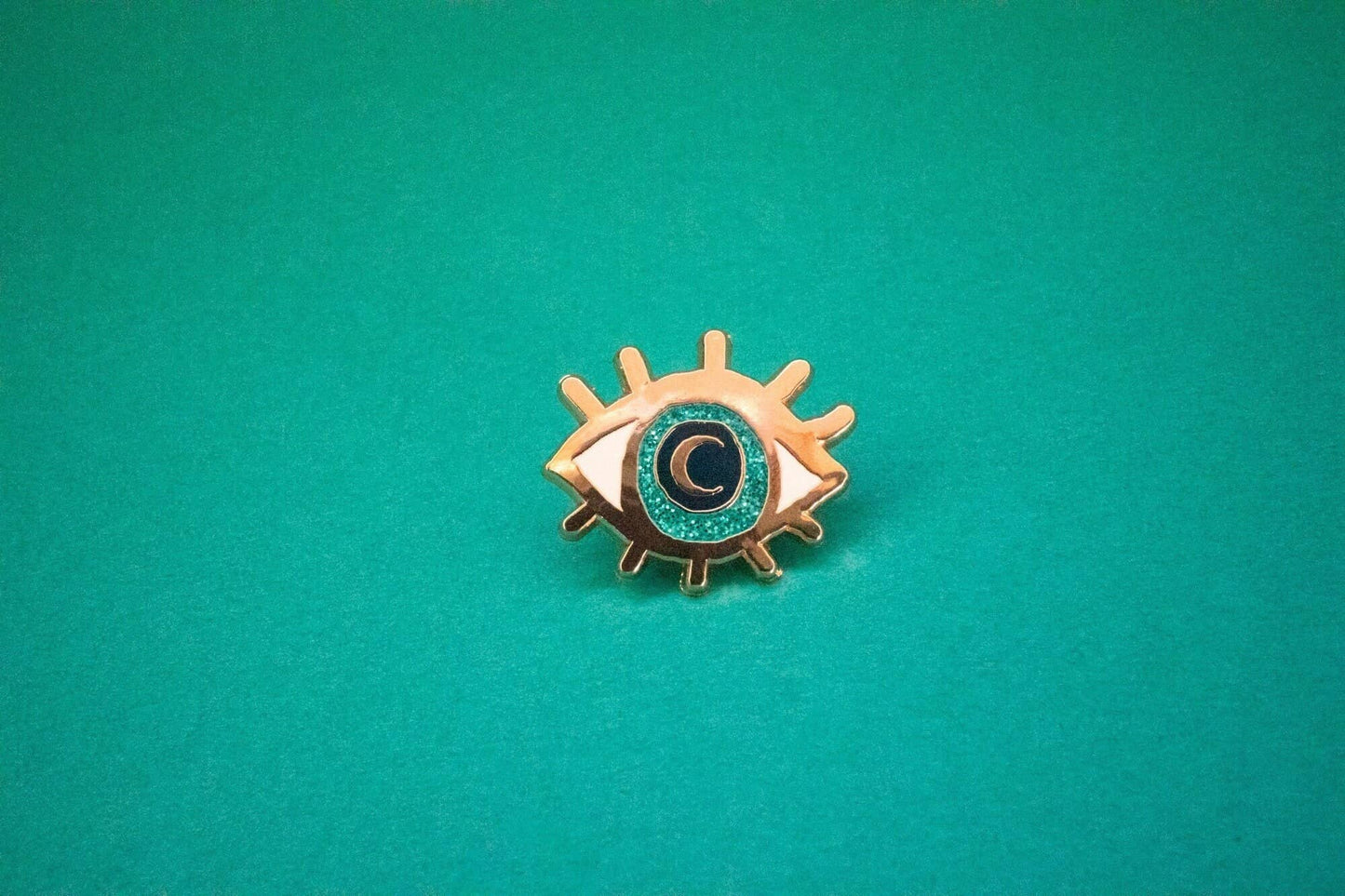 Eye Enamel Pin | Eyeball Gift Ideas | Colorful Evil Eye Pin