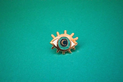 Eye Enamel Pin | Eyeball Gift Ideas | Colorful Evil Eye Pin