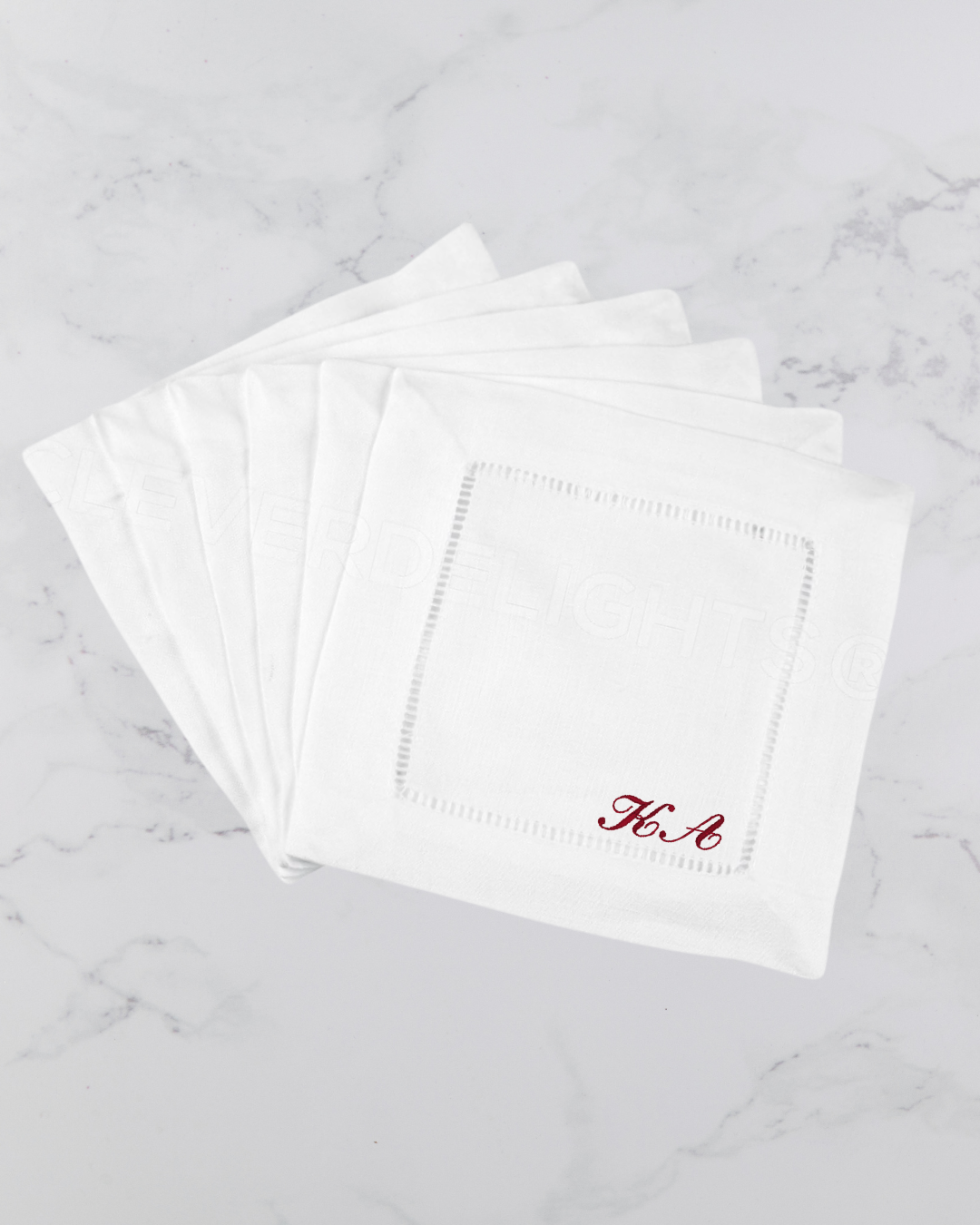 Custom Cocktail Napkins - Set of Four