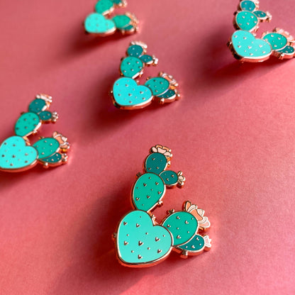 Prickly Pear Cactus Enamel Pin | Cactus Accessories