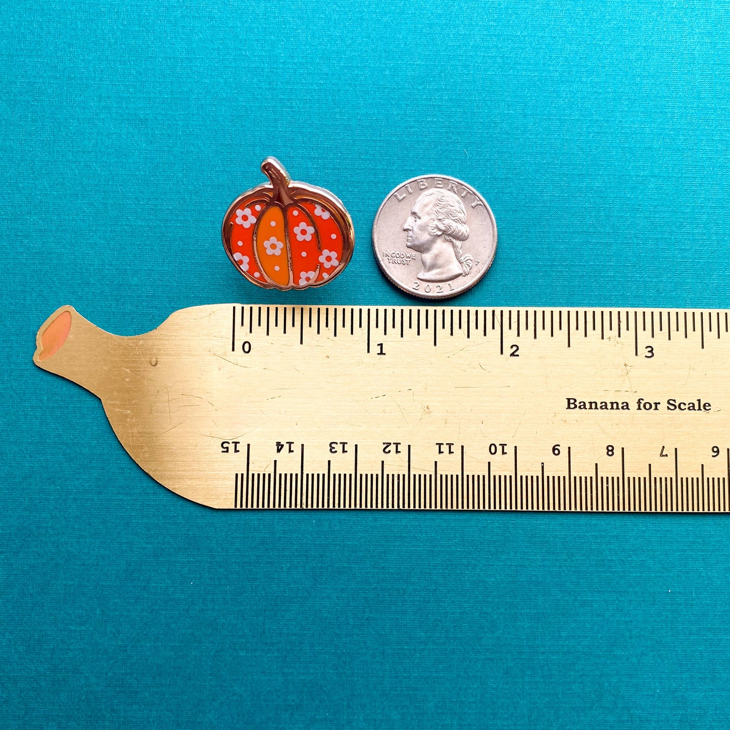 Pumpkin Enamel Pin | Pumpkin Accessories | Retro Gifts