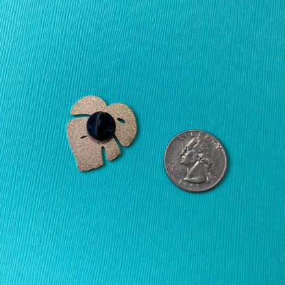 Mermaid Monstera Leaf Pin | Plant Lover Enamel Pin