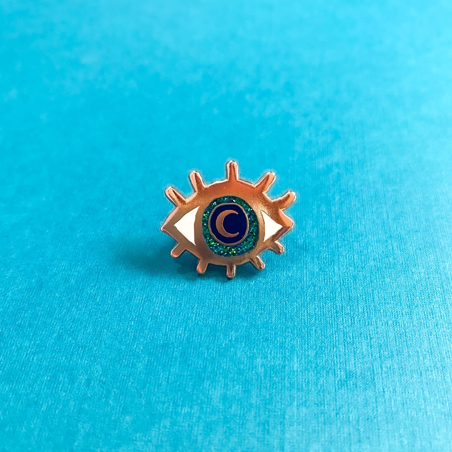Eye Enamel Pin | Eyeball Gift Ideas | Colorful Evil Eye Pin