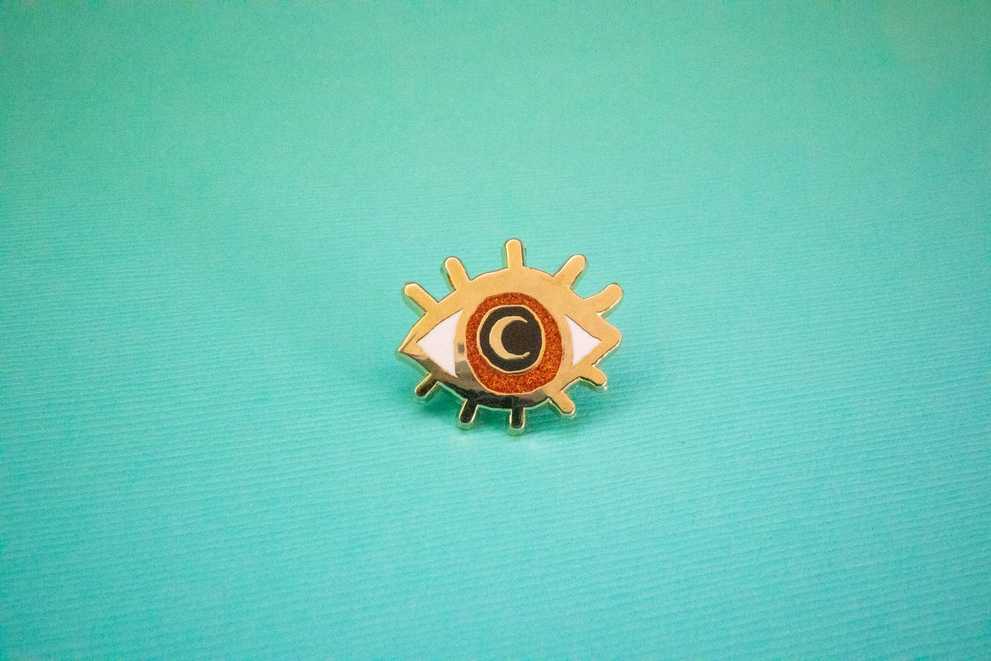 Eye Enamel Pin | Eyeball Gift Ideas | Colorful Evil Eye Pin