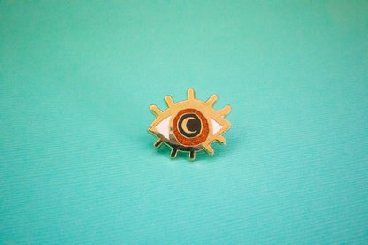 Eye Enamel Pin | Eyeball Gift Ideas | Colorful Evil Eye Pin