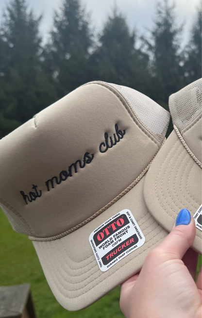 hot moms club - embroider hat - custom embroidered hat