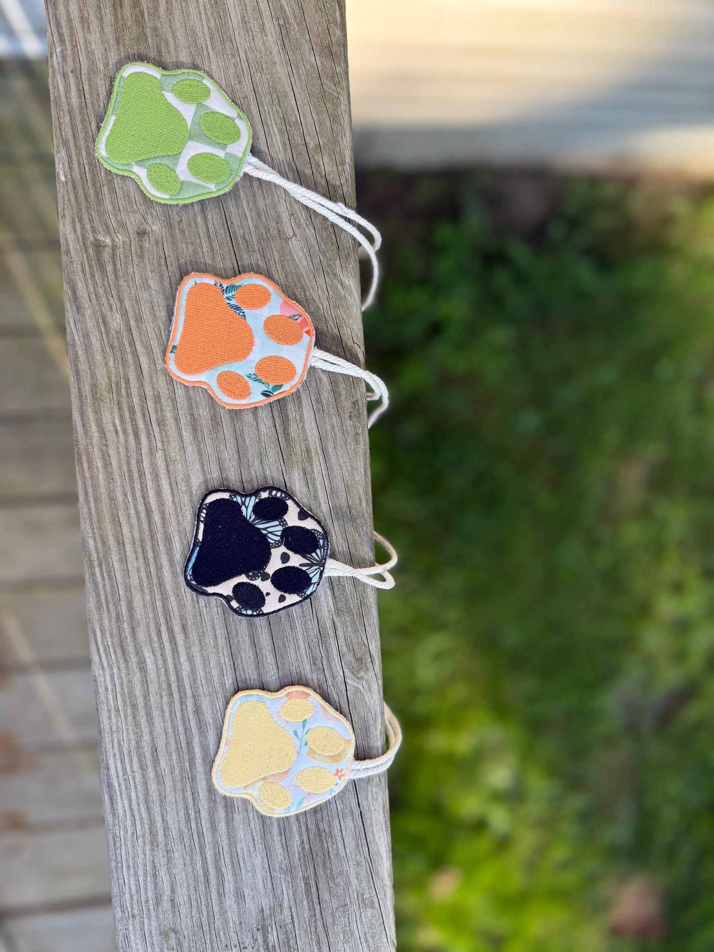 Paw Print Bag Charm