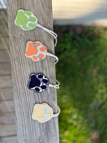 Paw Print Bag Charm