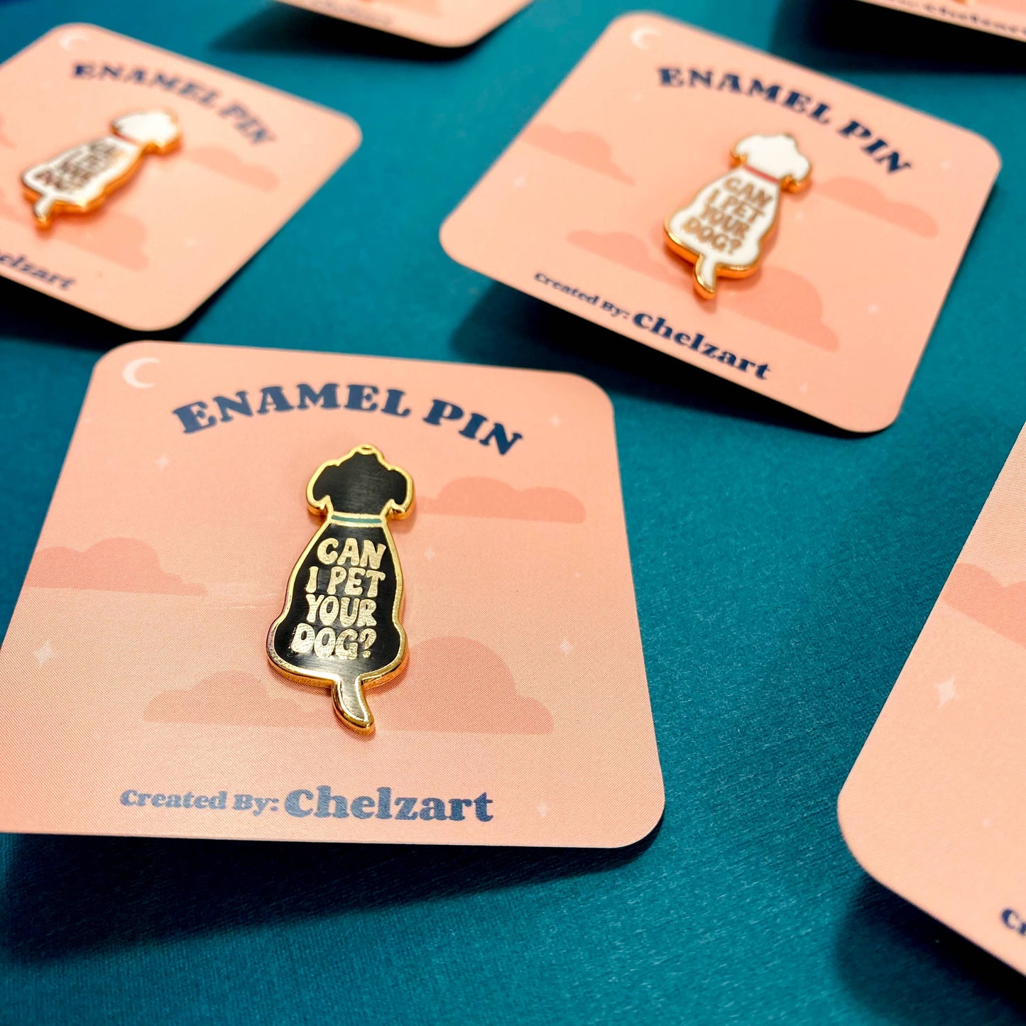 Dog Enamel Pin | Can I Pet Your Dog Pin | Dog Accessory