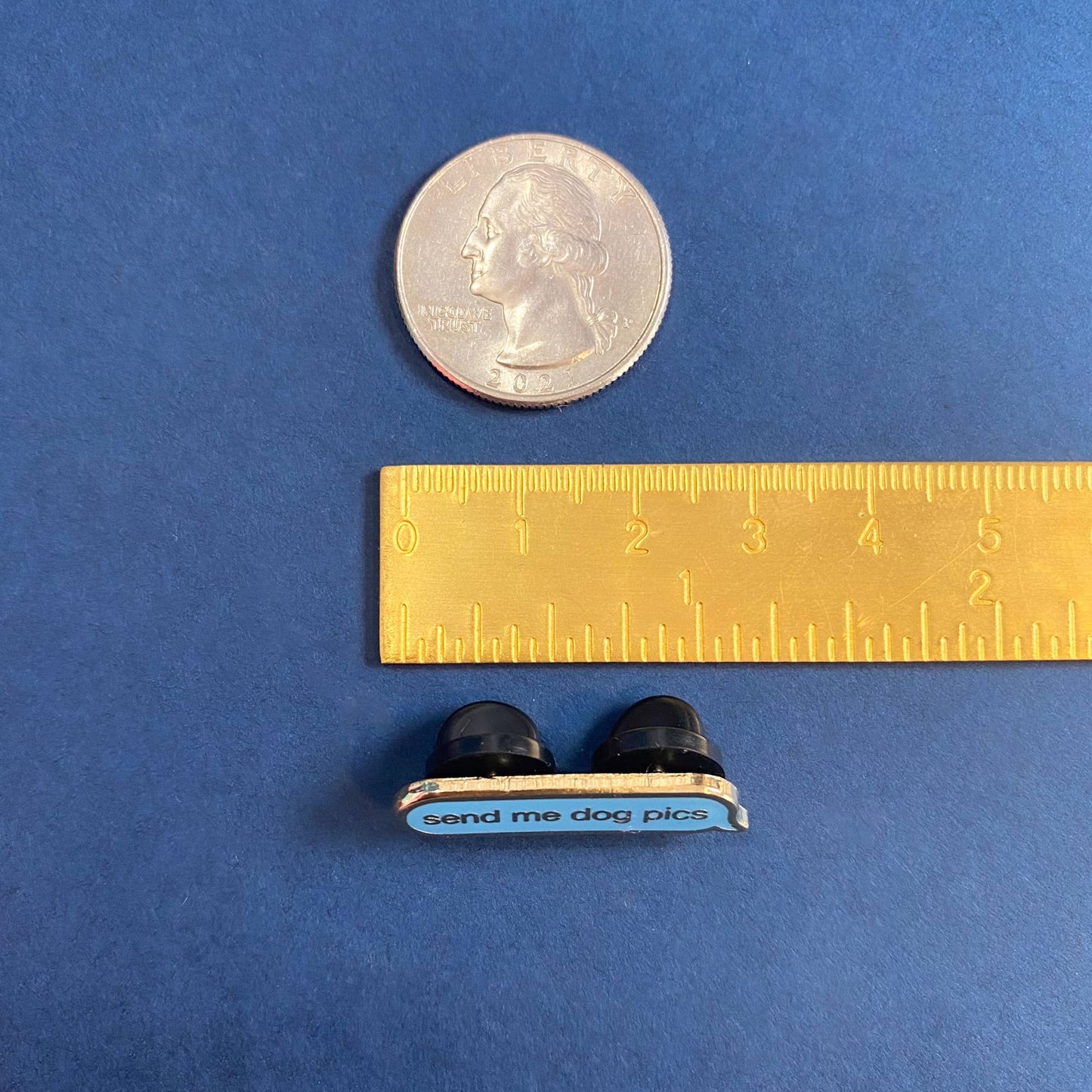 Dog Enamel Pin | Send Me Dog Pics Pin | Dog Accessories