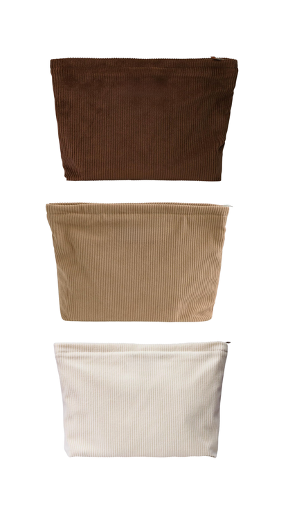 Custom Corduroy Makeup Bag